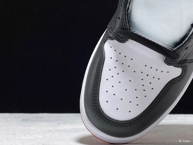 Rep TBK Air Black Toe High Satin Jordan 1 Retro CD0461-016 0627